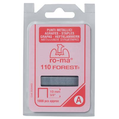 Punto Forest 110 X Fissatrice Self Ro-Ma - Zincato Cf=Pz 1.008 Mm 10,05X10- 3 Confezioni
