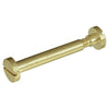 Vite Giunzione Mobili Cannocchiale Ottone - Oro Lucido Mm 6 Vite M 5 Mm 40- 50 Pezzi