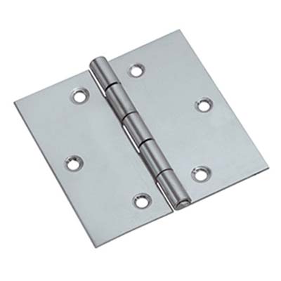 Cerniera Quadra 3317 Valtoce - Inox Perno Fisso Mm 50X50X1,0- 24 Pezzi
