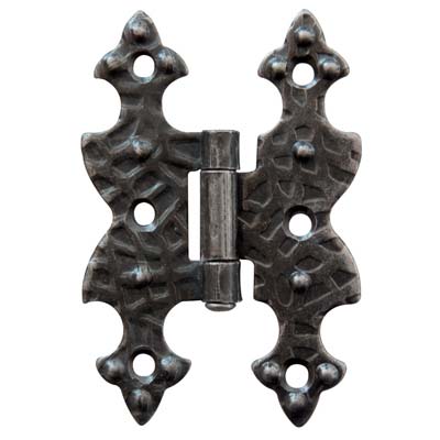 Cerniera A Bandella Doppio T Piana - F.Battuto Nero Sfumato Mm 95X65- 10 Pezzi