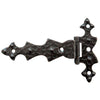 Cerniera A Bandella + Collo - F.Battuto Nero Sfumato Collo Mm 12 Mm 95X135- 10 Pezzi