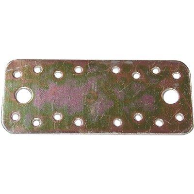 Giunzione Gazebo Pesante Dritta 873 - Zincata Gialla S.Mm 2,5 Mm 130X55- 50 Pezzi