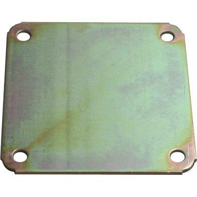 Piastra Gazebo 948 - Zincata Gialla S.Mm 4,0 Mm 220X220- 2 Pezzi