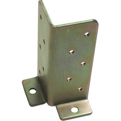 Supporto Gazebo Quadro Registrabile 951 - Zincato Giallo S.Mm 3,0 Mm 45X45X130- 10 Pezzi