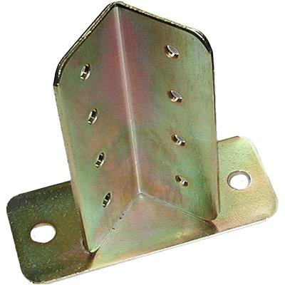 Supporto Gazebo Quadro Registrabile 950 - Zincato Giallo S.Mm 3,0 Mm 45X45X130- 4 Pezzi