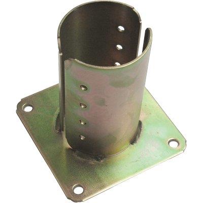 Supporto Gazebo Tondo A Pavimento 957 Zincato Giallo S.Mm 4,0 Mm 120