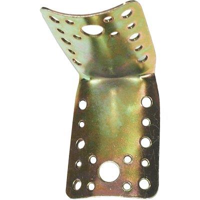 Giunzione Gazebo 90 ° Tondo 934 - Zincata Gialla Palo Mm 80/100 S.Mm 20 Mm 65X85X85- 4 Pezzi