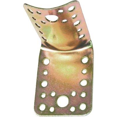 Giunzione Gazebo 90 ° Tondo Piano 936 - Zincata Gialla Palo Mm 80/100 S.Mm 20 Mm 65X85X85- 4 Pezzi