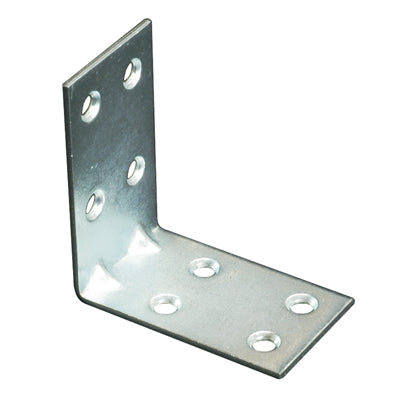 Giunzione 8 Fori Angolare - Zincata S.Mm 2,0 Cf=Pz 50 Cm 4X4X3- 1 Confezioni