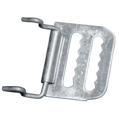 Gancio Attaccarullo A Filo X Avvolgibili - Zincato Mm 30X35- 100 Pezzi