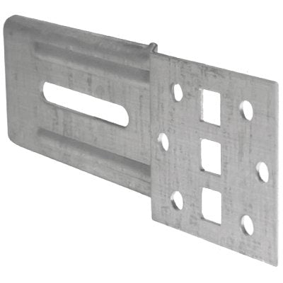 Staffa Supporto Motore 3 Fori X Rullo Avvolgibili - A Squadra Zincato Mm 165X47- 5 Pezzi