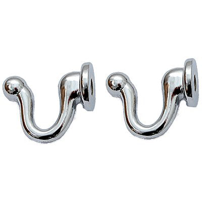 Gancio X Tenda Bold - Zama Cromo Lucido Cf=Pz 2 Mm 30- 6 Confezioni