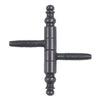 Cerniera Barocco Tipo Anuba - Acciaio Bronzato Mm 14- 10 Pezzi