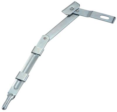 Paletto A Saldare A Leva 305 Combi - Zincato 2 Snodi Doppia Guida Passante Mm 605- 5 Pezzi