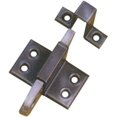 Cricchetto Vasistas Finestra Acciaio - Brunito Mm 67X52 + Incontro- 50 Pezzi