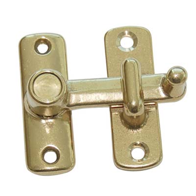 Tavellino A Scatto Ottone Lucido - Mm 16X50 H.Mm 19 + Incontro Mm 16X50 I.Mm 5- 10 Pezzi