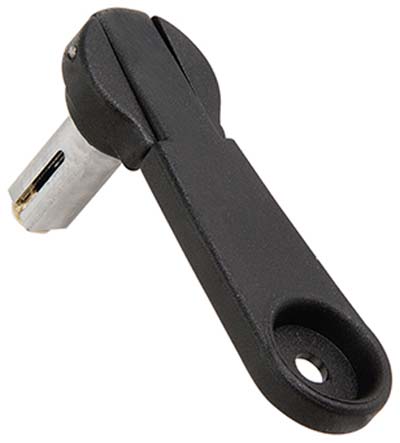 Maniglietta X Serramenti Salvaspazio - Zama Nera Q8- 2 Pezzi