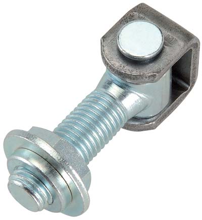 Cardine A Saldare Cavallotto + Rondella 375 Combi - Zincato Regolabile M16- 6 Pezzi