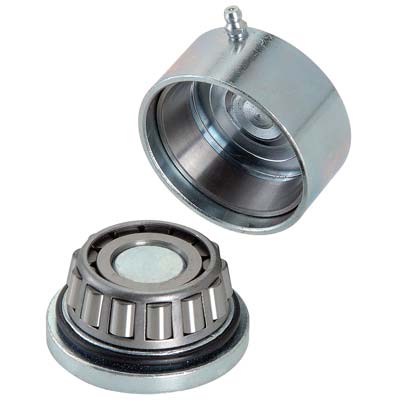 Piastra A Saldare 346 Combi Zincata + Cuscinetto A Rulli Mm 50