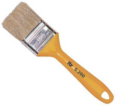 Pennellessa Manico Plastica Vuoto 200 Itr - Setola Bionda Mm 40X44- 12 Pezzi