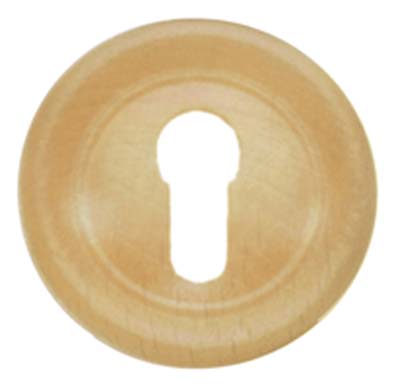 Mostrina Chiave Incasso Faggio - Grezzo Mm 34- 10 Pezzi