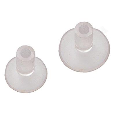 Ventosa + Gambo - Pvc Trasparente G.Mm 6X12 D.Mm 15 Cf=Pz 300- 1 Confezioni