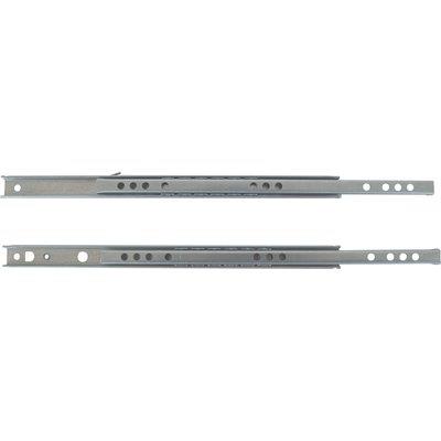 Guida Cassetto 870 Omge - Zincata + Sfere Uscita Semplice Kg 8 Cm 22 Cf=Pz 2- 5 Confezioni