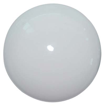 Pomolo Legno Liscio - Laccato Bianco + Vite Mm 26/36X33- 10 Pezzi