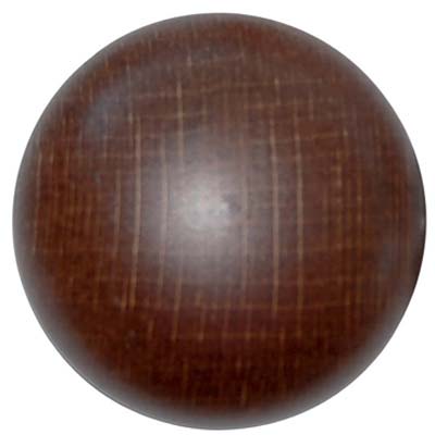 Pomolo Legno Liscio - Noce Scuro Mm 20/30X30- 10 Pezzi