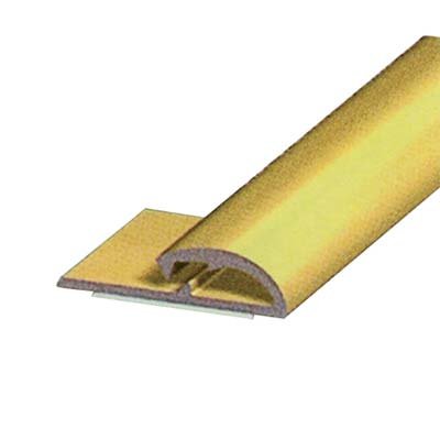 Piaggia Adesiva Pavimento Ferma Passatoia - Alluminio Oro Mm 26 L.Cm 73- 4 Pezzi
