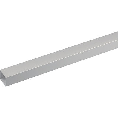 Profilo Quadrello Vuoto Arcansas - Allum Argento S.Mm 1,0 Mm 20X20 H.Cm 100- 5 Pezzi