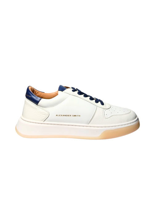 ALEXANDER SMITH Scarpe Uomo Alexander Smith Harrow Man- White Blue da uomo