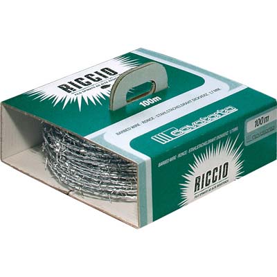 Filo Spinato Zincato Riccio Cavatorta Mm 1,7 L.Mt 100