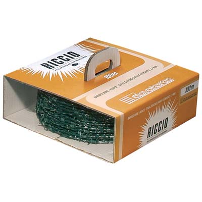 Filo Spinato Plasticato Riccio Cavatorta Mm 1,7/2,1 L.Mt 100