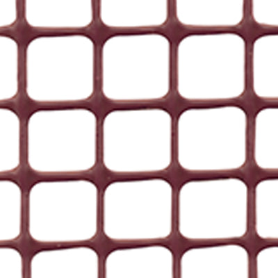 Rete Plastica Balcone Quadra Tenax Hdpe Marrone Mm 10X10 H.Cm 100 Ml 50