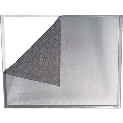 Zanzariera Finestra A Strappo Ecco Irs - Poliestere Grigio Cm 150 H.Cm 300- 2 Pezzi