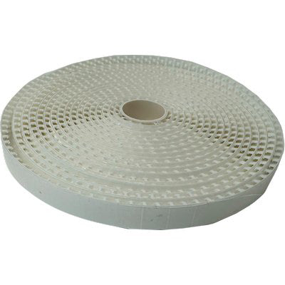 Nastro Aggrappa Zanzariera Effe - Adesivo Bianco Mm 10 X Ml 6,6 X Rete Poliestere- 5 Pezzi