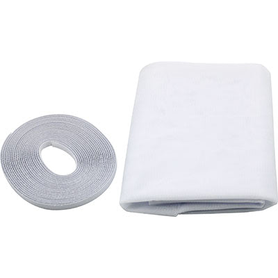 Zanzariera Finestra A Strappo Effe - Poliestere Bianco Cm 150 H.Cm 180- 5 Pezzi