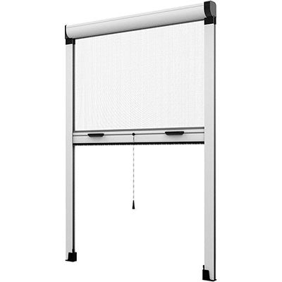 Zanzariera Kit Finestra Effe Bianco Ral 9010 Fibra Vetro/Pvc Cm 100 H.Cm 170