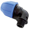 Gomito A Compressione Filetto Maschio Pn16 - Mm 20X1/2M- 10 Pezzi
