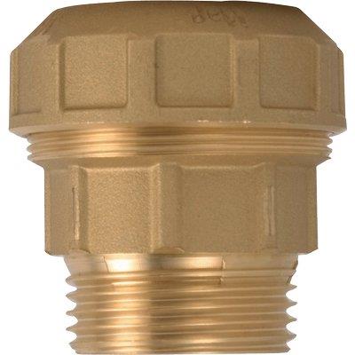 Manicotto A Compressione Fil Maschio Pn25 715 Itap - Ottone Mm 20X1/2M- 10 Pezzi