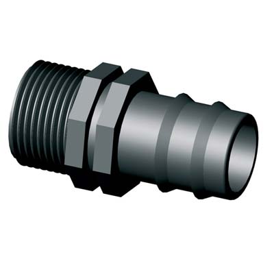 Portagomma Pn Filetto Maschio Irritec - Mm 25X1M- 50 Pezzi