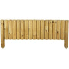 Bordura Aiuola Premium Legno Euro - Pino Impregnato Cm 100 H.Cm 15/30- 5 Pezzi