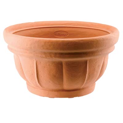 Ciotola Lara Pottery Collection Gdm Resina Terracotta Cm 35 H.Cm 19