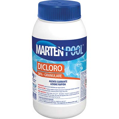 Dicloro X Piscina Granulare Marten - Kg 1- 3 Pezzi