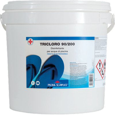 Tricloro X Piscina Pastiglie Kg 10=50Xgr 200 Piscina Semplice