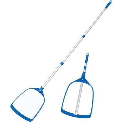 Retino Piatto Piscina + Asta 58635 Bestway Telescopico Cm 163
