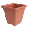 Vaso Quadro Laurus Ics - Pp Terracotta Cm 40X40 H.Cm 36- 6 Pezzi