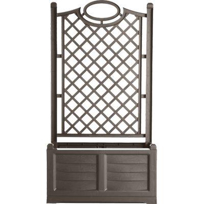 Fioriera + Grigliato Separe Bama - Pp Cappuccino Cm 80X42,5 H.Cm 150