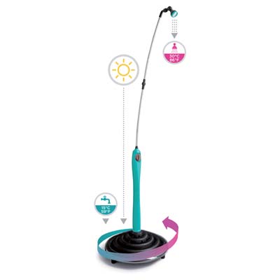 Doccia Solare Sunny Style Blue Gf H.Cm 200